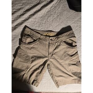 Keen Newport Shorts Womens 10 Canvas Pockets Outdoor Hiking Stone/Khaki NWT gorp